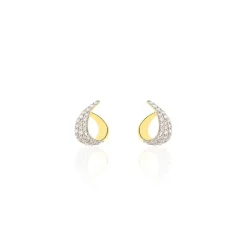 Histoire d'Or Boucles D'oreilles Puces Boucle D'or Or Jaune Oxyde De Zirconium* Boucles D'Oreilles|Clous D'Oreilles