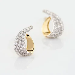 Histoire d'Or Boucles D'oreilles Puces Boucle D'or Or Jaune Oxyde De Zirconium* Boucles D'Oreilles|Clous D'Oreilles