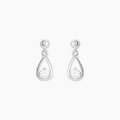Histoire d'Or Boucles D'oreilles Puces Bethilda Argent Blanc Oxyde De Zirconium* Boucles D'Oreilles|Boucles D'Oreilles Fantaisie