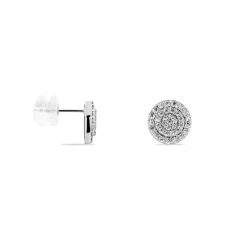 Histoire d'Or Boucles D'oreilles Puces Classic Or Blanc Oxyde De Zirconium* Boucles D'Oreilles|Clous D'Oreilles