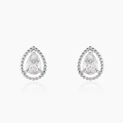 Histoire d'Or Boucles D'oreilles Puces Cyra Argent Blanc Oxyde De Zirconium* Boucles D'Oreilles|Boucles D'Oreilles Fantaisie