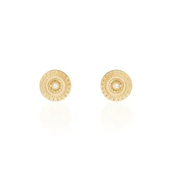 Histoire d'Or Boucles D'oreilles Puces Carmina Plaqué Or Jaune Oxyde De Zirconium* Boucles D'Oreilles|Boucles D'Oreilles Fantaisie