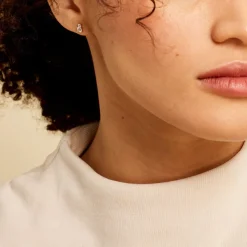 Discount Histoire d'Or Boucles D'oreilles Puces Constancia Or Jaune Oxyde De Zirconium