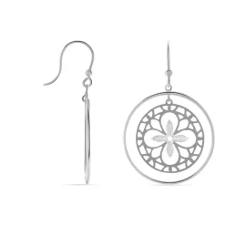 Histoire d'Or Boucles D'oreilles Puces Claudio Or Blanc* Boucles D'Oreilles|Boucles D'Oreilles Pendantes