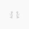 Histoire d'Or Boucles D'oreilles Puces Chadia Argent Blanc Oxyde De Zirconium* Boucles D'Oreilles|Boucles D'Oreilles Fantaisie