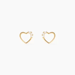 Histoire d'Or Boucles D'oreilles Puces Camomille Or Jaune Oxyde De Zirconium* Boucles D'Oreilles|Clous D'Oreilles