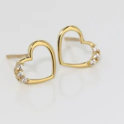 Histoire d'Or Boucles D'oreilles Puces Camomille Or Jaune Oxyde De Zirconium* Boucles D'Oreilles|Clous D'Oreilles