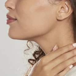 Histoire d'Or Boucles D'oreilles Puces Camomille Or Jaune Oxyde De Zirconium* Boucles D'Oreilles|Clous D'Oreilles