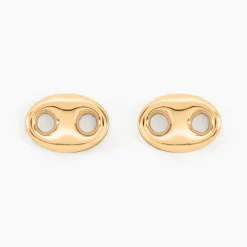 Discount Histoire d'Or Boucles D'oreilles Puces Cara Grain De Cafe Or Jaune