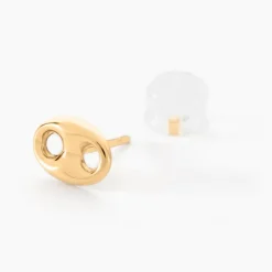 Discount Histoire d'Or Boucles D'oreilles Puces Cara Grain De Cafe Or Jaune