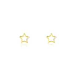 Histoire d'Or Boucles D'oreilles Puces Camomille Or Jaune Oxyde De Zirconium* Boucles D'Oreilles|Clous D'Oreilles