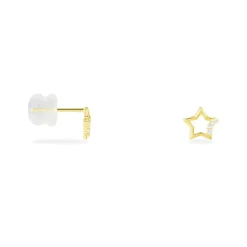 Histoire d'Or Boucles D'oreilles Puces Camomille Or Jaune Oxyde De Zirconium* Boucles D'Oreilles|Clous D'Oreilles