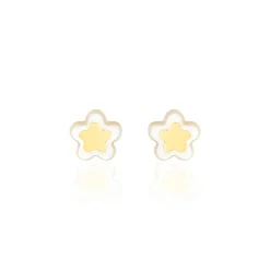 Histoire d'Or Boucles D'oreilles Puces Cleomelia Fleur Or Jaune* Boucles D'Oreilles|Clous D'Oreilles