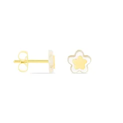 Histoire d'Or Boucles D'oreilles Puces Cleomelia Fleur Or Jaune* Boucles D'Oreilles|Clous D'Oreilles