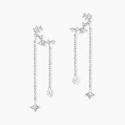 Histoire d'Or Boucles D'oreilles Puces Claodia Argent Blanc Oxyde De Zirconium* Boucles D'Oreilles|Boucles D'Oreilles Fantaisie