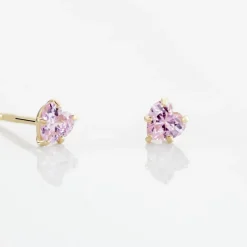 New Histoire d'Or Boucles D'oreilles Puces Daria Or Jaune Oxyde or jaune oxyde rose