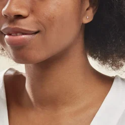 New Histoire d'Or Boucles D'oreilles Puces Daria Or Jaune Oxyde or jaune oxyde rose