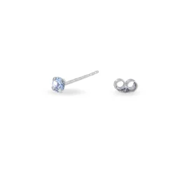 Histoire d'Or Boucles D'oreilles Puces Daria Or Blanc Oxyde De Zirconium* Boucles D'Oreilles|Clous D'Oreilles