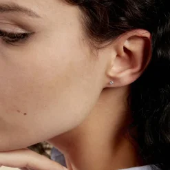 Histoire d'Or Boucles D'oreilles Puces Daria Or Blanc Oxyde De Zirconium* Boucles D'Oreilles|Clous D'Oreilles