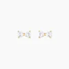 Histoire d'Or Boucles D'oreilles Puces Darina Noeud Or Jaune Oxyde De Zirconium* Boucles D'Oreilles|Clous D'Oreilles