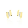 Hot Histoire d'Or Boucles D'oreilles Puces Dolene Or Jaune Diamant