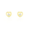 Histoire d'Or Boucles D'oreilles Puces Daria C艙ur Or Jaune Oxyde De Zirconium* Boucles D'Oreilles|Clous D'Oreilles