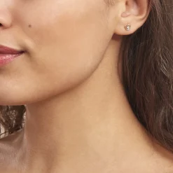 Histoire d'Or Boucles D'oreilles Puces Daria C艙ur Or Jaune Oxyde De Zirconium* Boucles D'Oreilles|Clous D'Oreilles