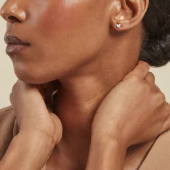 Histoire d'Or Boucles D'oreilles Puces Declaration Argent Blanc Oxyde De Zirconium* Boucles D'Oreilles|Boucles D'Oreilles Fantaisie