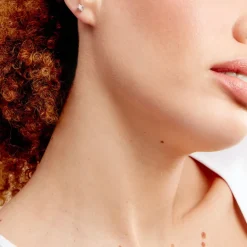 New Histoire d'Or Boucles D'oreilles Puces Diamotion or blanc diamant