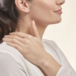 Clearance Histoire d'Or Boucles D'oreilles Puces Daria Coeur Triple Or Jaune Oxyde