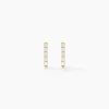 Outlet Histoire d'Or Boucles D'oreilles Puces Damion Or Jaune Oxyde De Zirconium