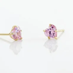 Clearance Histoire d'Or Boucles D'oreilles Puces Daria Or Jaune Oxyde or jaune oxyde rose