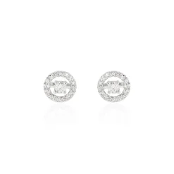 Histoire d'Or Boucles D'oreilles Puces Domitia Or Blanc Diamant* Boucles D'Oreilles|Clous D'Oreilles