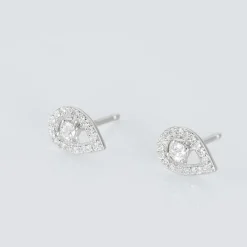 Histoire d'Or Boucles D'oreilles Puces Domitia Or Blanc Diamant* Boucles D'Oreilles|Clous D'Oreilles