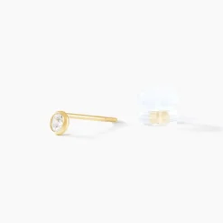 Histoire d'Or Boucles D'oreilles Puces Daria Serti Clos Or Jaune Oxyde De Zirconium* Boucles D'Oreilles|Clous D'Oreilles