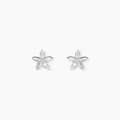 Histoire d'Or Boucles D'oreilles Puces Darline Argent Blanc Oxyde De Zirconium* Boucles D'Oreilles|Boucles D'Oreilles Fantaisie