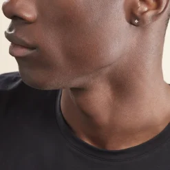 Histoire d'Or Boucles D'oreilles Puces Doreen Carre Or Jaune Oxyde De Zirconium