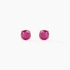 Histoire d'Or Boucles D'oreilles Puces Elea Serti Griffe Or Jaune Rubis* Boucles D'Oreilles|Clous D'Oreilles
