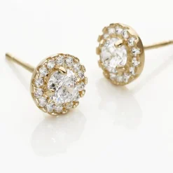 Histoire d'Or Boucles D'oreilles Puces Edmee Or Jaune Oxyde De Zirconium* Boucles D'Oreilles|Clous D'Oreilles