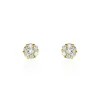 Histoire d'Or Boucles D'oreilles Puces Eleanor Fleur Or Jaune Oxyde De Zirconium* Boucles D'Oreilles|Clous D'Oreilles