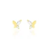 Histoire d'Or Boucles D'oreilles Puces Evaelle Papillon Or Jaune Oxyde De Zirconium* Boucles D'Oreilles|Clous D'Oreilles
