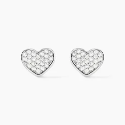Histoire d'Or Boucles D'oreilles Puces Esperanza Argent Blanc Oxyde De Zirconium* Boucles D'Oreilles|Boucles D'Oreilles Fantaisie