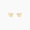 Histoire d'Or Boucles D'oreilles Puces Eleanor Fleur Or Jaune Oxyde De Zirconium* Boucles D'Oreilles|Clous D'Oreilles