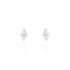 Clearance Histoire d'Or Boucles D'oreilles Puces Eirena Or Blanc Diamant