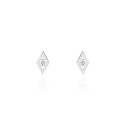 Clearance Histoire d'Or Boucles D'oreilles Puces Eirena Or Blanc Diamant