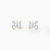 Histoire d'Or Boucles D'oreilles Puces Eddie Or Jaune Oxyde De Zirconium* Boucles D'Oreilles|Clous D'Oreilles