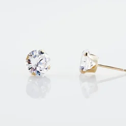 Histoire d'Or Boucles D'oreilles Puces Eddie Or Jaune Oxyde De Zirconium* Boucles D'Oreilles|Clous D'Oreilles