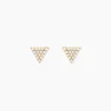 Histoire d'Or Boucles D'oreilles Puces Eloane Triangle Or Jaune Oxyde De Zirconium* Boucles D'Oreilles|Clous D'Oreilles