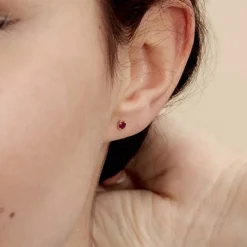 Histoire d'Or Boucles D'oreilles Puces Elea Serti Griffe* Boucles D'Oreilles|Clous D'Oreilles