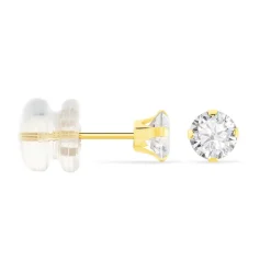 Histoire d'Or Boucles D'oreilles Puces Eddie Or Jaune Oxyde De Zirconium